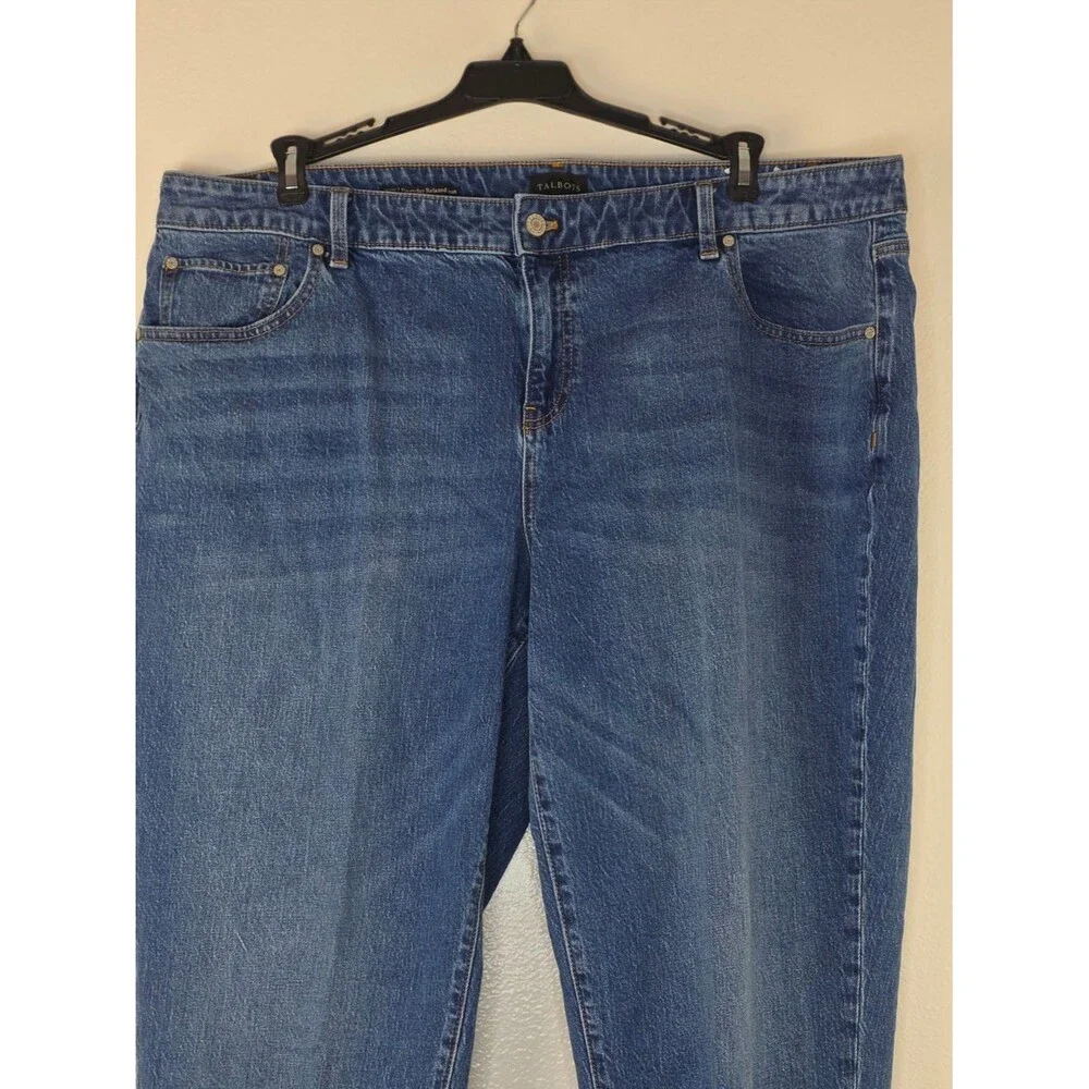 Talbots Everyday Relaxed Blue Straight-Leg Jeans Size 20W